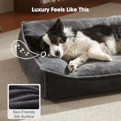 FURTIME XXL Orthopedic Dog Beds Large Sized Dog, Extra Thick Dog Couch 45"