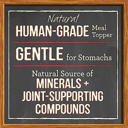 Merrick Grain Free Beef Bone Broth Dog and Cat Food Topper, Premium Grain-Free Complement, 16 oz. Pouch (Pack of 3)
