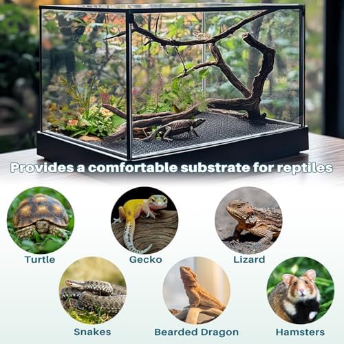MAQIHAN Reptile Mat for Bearded Dragon Tanks - 6.5 FT Bearded Dragon Carpet