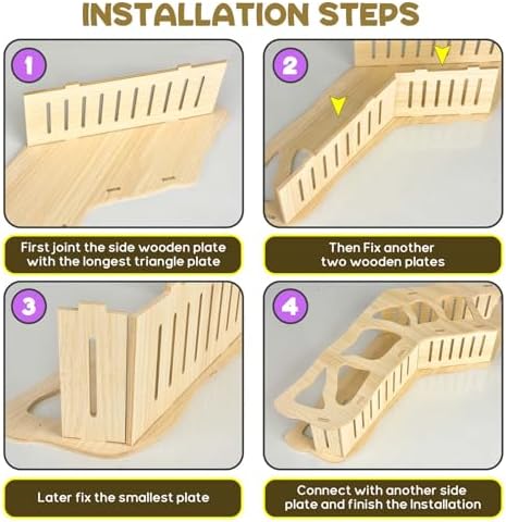 Hamster Tunnel Hideout Climbing Ladder for Burying in Hamster Bedding or Connecting with Hamsters Nut Stuff Hamsters Cage Accessories