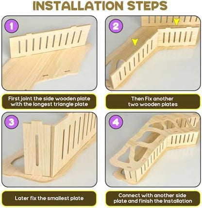 Hamster Tunnel Hideout Climbing Ladder for Burying in Hamster Bedding or Connecting with Hamsters Nut Stuff Hamsters Cage Accessories
