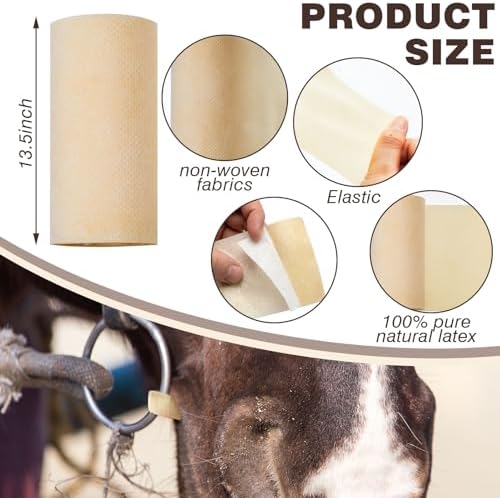 Foilswirl 2 Rolls, 1 Yard Length Latex Horse Bit Wrap Tape