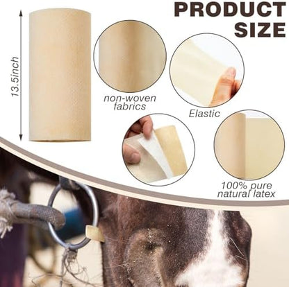 Foilswirl 2 Rolls, 1 Yard Length Latex Horse Bit Wrap Tape