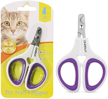 Pet Nail Clippers, Cat & Kitten Claw Nail Clipper Safe Sharp Trimmer