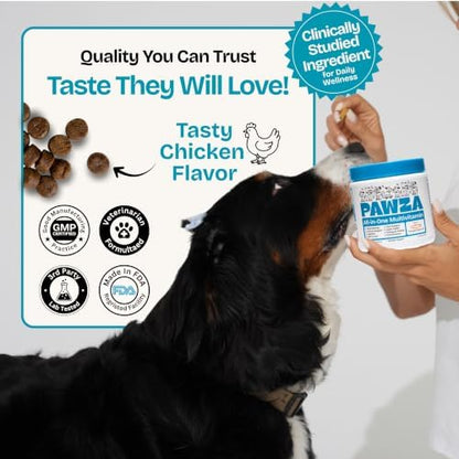 All-in-One Dog Vitamins, Dog Multivitamin, Chews, Chicken, 120 Ct