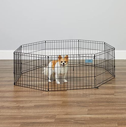 MidWest 18-Inch Exercise Pen, No Door, 16 Sq Ft Play Area