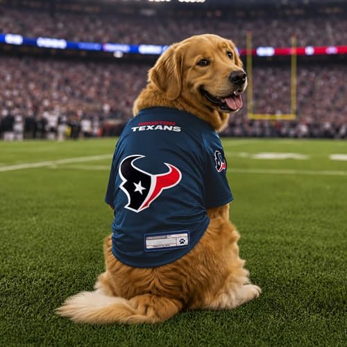 Littlearth Houston Texans NFL Pet Stretch Jersey,X-Large Houston Texans X-Large