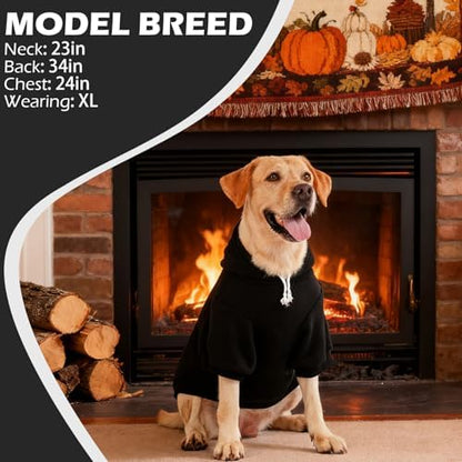 EXPAWLORER Dog Hoodies for Small Medium Large Dogs,Thanksgiving Turkey XL