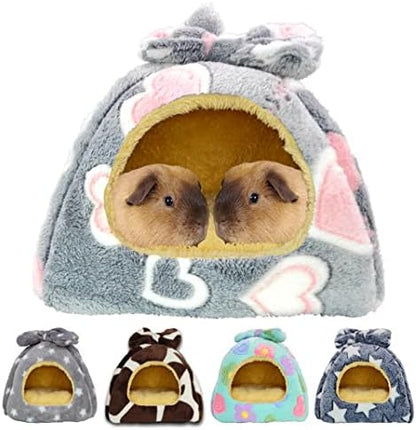Guinea Pig Bed, Hideout House for Small Animals, Warm & Cozy
