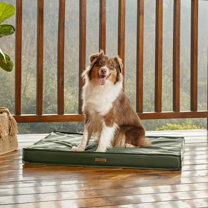 LE SURE Outdoor Waterproof Dog Beds Medium Size,Orthopedic Pet Mat,30x20In