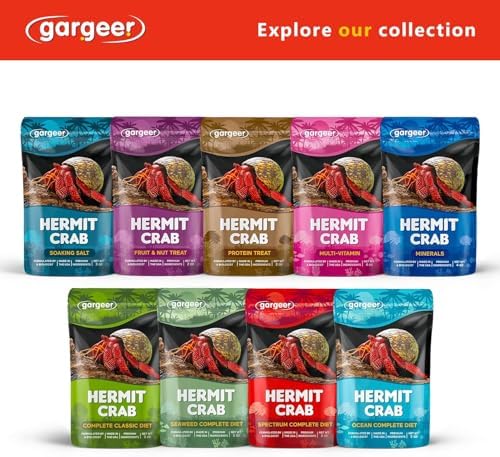 Gargeer 2oz Hermit Spectrum Diet. Non-GMO, Premium Ingredients, Made in USA