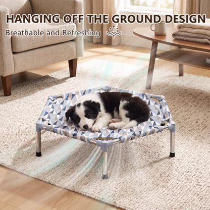 Elevated Dog Bed, Raised Cooling Dog Bed, Outdoor Dogs Cot Small, Pet Cot