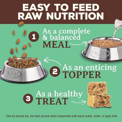 Primal Freeze Dried Raw Dog Food Nuggets, Chicken, 14 oz (2 Pack)