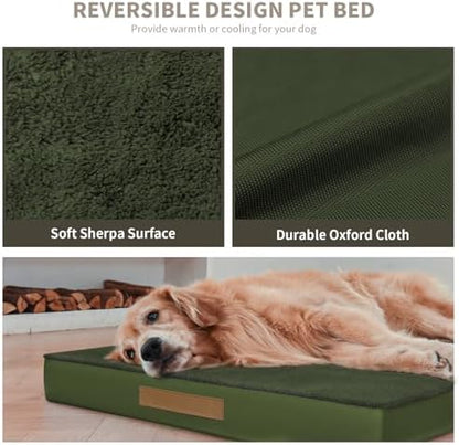 Jumbo Waterproof Orthopedic Dog Bed for Extra Large Dogs