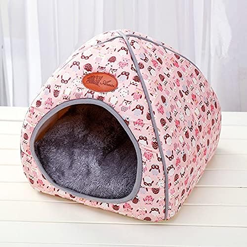 Soft pet bed, tent, rabbit design, cat house, with holes, warm, portable, removable, washable cat litter, puppy litter S 2