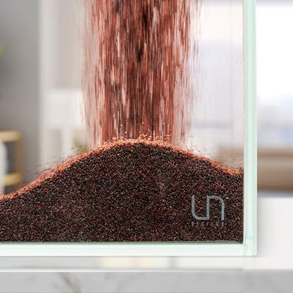 UNS Controsand - Pacifica, 8L - Natural Freshwater 0.4-0.9mm Dark Reddish Sand for Aquascaping Planted Tanks - Aquarium, Terrarium, Paludarium Substrate for Betta, Shrimp, Fish, Jumping Spider, Turtle