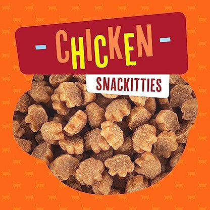 Fromm PurrSnackitty Chicken Flavor Snackitties Treats - Premium Soft & Savory Cat Treats - Pack of (3) 3 oz Bags