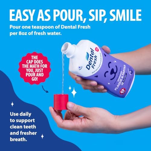 Dental Fresh Advanced Plaque & Tartar Water Additive 64 oz