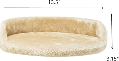 SHENGOCASE 13.5" Cat Tree Tower Accessories Replacement Parts Top Platform Perch Bed Cat Tower Add ons (Semi-Surrounded M10 Screw)