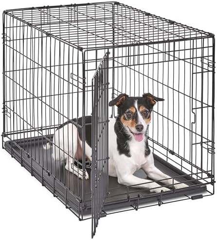 Midwest 30-Inch Single Door iCrate, for Medium Breeds, 21-40 lbs