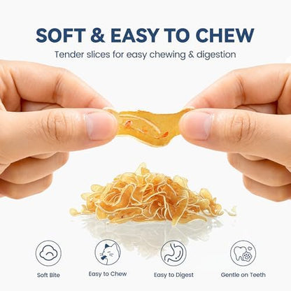 Soft Chicken & Pollock Cat Treats Thin Slices Easy Chew 3.2 oz