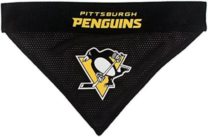 NHL Pittsburgh Penguins Bandana for Dogs & Cats, Large/X-Large. - Cute & Stylish Bandana! The Perfect Hockey Fan Scarf Bandana, Great for Birthdays Or Any Party!