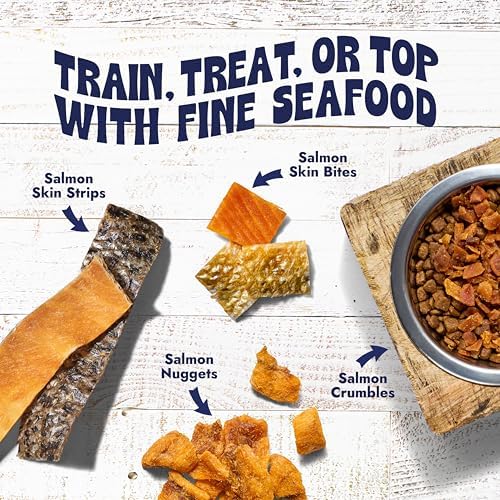 Finfare Freeze Dried Salmon Meal Topper for Dogs, 2oz Crumbles