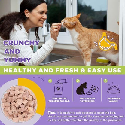 NATURE TARGET Probiotics for Dogs, Duck Flavored - 120 Treats