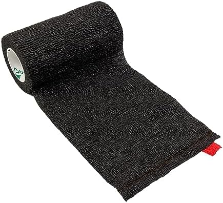 SyrFlex Cohesive Bandage 4” Black 4 pk