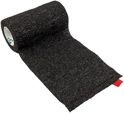 SyrFlex Cohesive Bandage 4” Black 4 pk