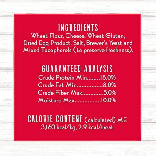 Charlee Bear Original Crunch Dog Treats, Cheese and Egg, 16 Ounce Resealable Bag, Low Calorie Training Treats for Dogs, Limited Ingredient, Healthy, Crunchy Dog Snacks, Made in USA (Pack of 2)