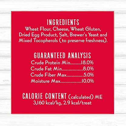 Charlee Bear Original Crunch Dog Treats, Cheese and Egg, 16 Ounce Resealable Bag, Low Calorie Training Treats for Dogs, Limited Ingredient, Healthy, Crunchy Dog Snacks, Made in USA (Pack of 2)
