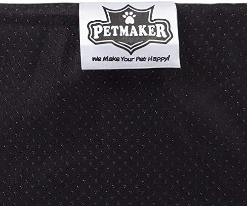 Orthopedic Dog Bed - 2-Layer Pet Bed for Floor, Kennel, or Crate with Removable Washable Cover - 46x27 Dog Bed for Large Dogs by PETMAKER (Brown)