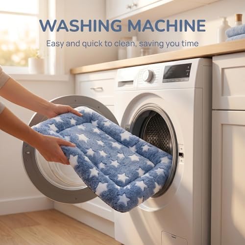 Dog Bed Mat - Reversible Dog Crate Bed Mats, Soft & Breathable Kennel Pad, Durable Crate Bed for Small Medium Large Dogs & Cats