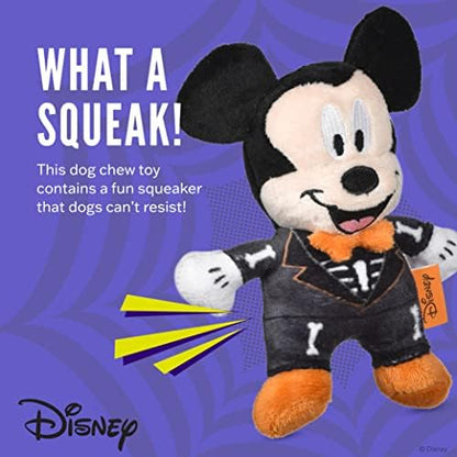 Disney for Pets Mickey and Friends Halloween Mickey Plush Dog Toy, 9 Inch