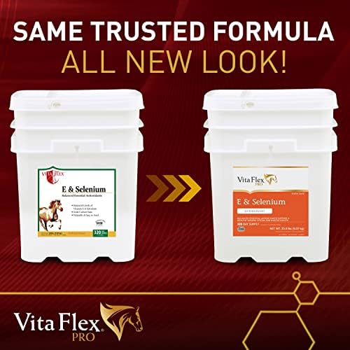 Vita Flex Pro E & Selenium Supplement for Horses, 320-Day Supply