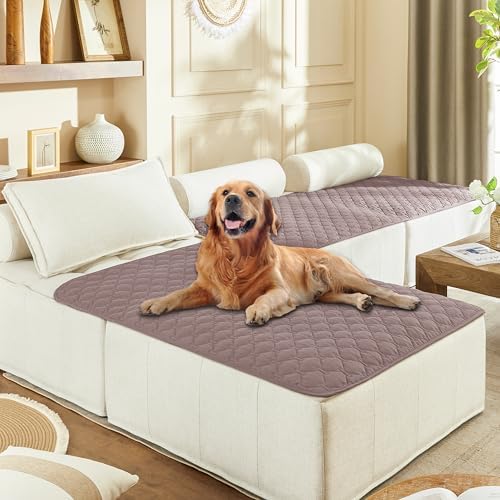 gogobunny Waterproof Blanket for Dogs，Couch Covers for Sectional Sofa