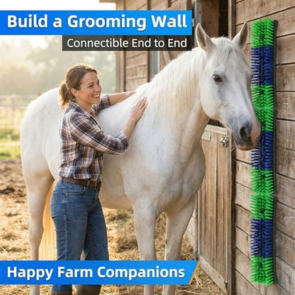 Livestock Scratching Brush 4 Pack, Itch Relief Goat Scratching Post