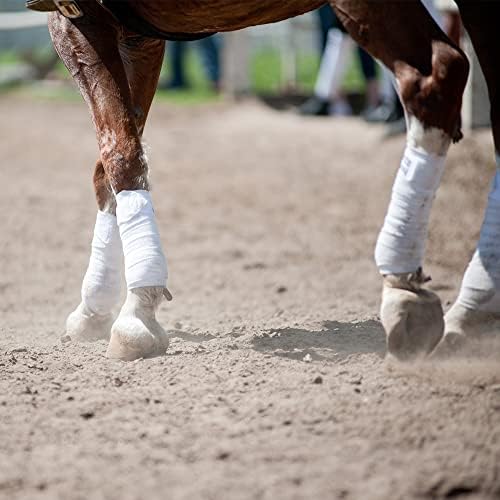 Horse Polo Wraps 2.5m Equestrian Leg Bandage Wrap Set of 4 Packs