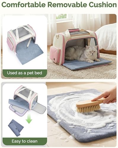 Homespon 34.5L Soft-Sided Cat Dog Carrier, Airline Approved Pet Bag