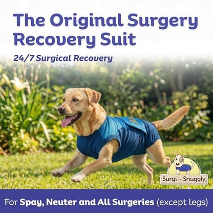 Surgi Snuggly Dog Surgery Recovery Suit, Cone Alternative, Spay/Neuter XLS