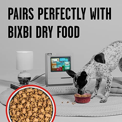 BIXBI Liberty Freeze-Dried Dog Food Topper & Treats, Beef – 98% Meat & Organs, No Refrigeration – USA Made, 26 oz