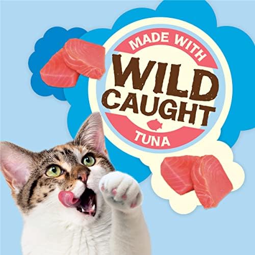 Friskies Purina Party Mix Natural YUMS Tuna Cat Treats, 20 oz Canister