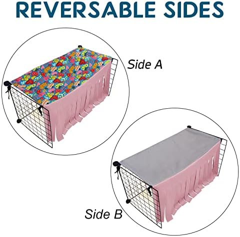 RIOUSSI Guinea Pig Hideout Hideaway Corner Fleece Toys Cage Accessories