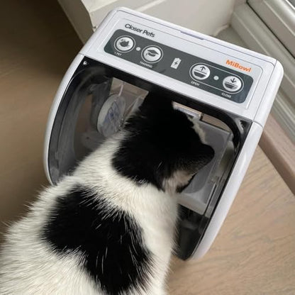 Closer Pets MiBowl Automatic Selective Microchip Feeder, Cats & Small Dogs