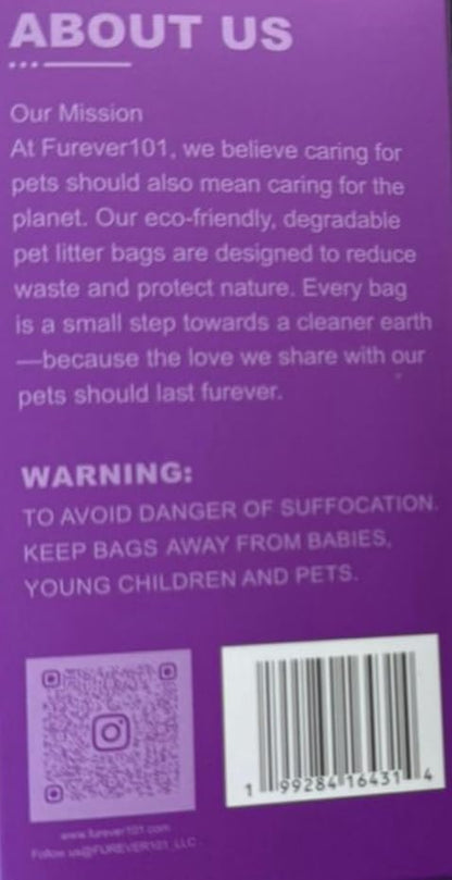 Dog Poop Bags – Lavender Scented Extra Thick Dog Waste Bag Rolls, Leak-Proof Pet Poop Bags for Dogs, 8 Rolls (120 Bags)