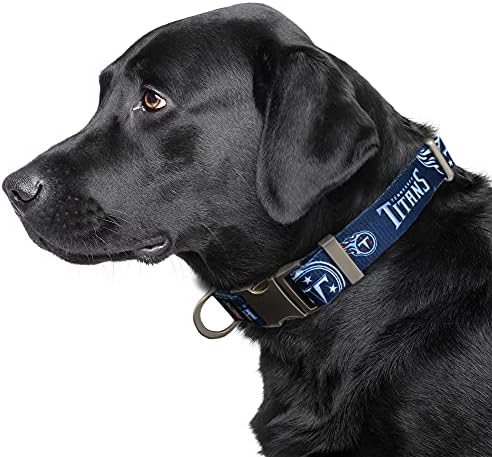 Littlearth NFL Detroit Lions Pet Premium Collar, Team Color, Small
