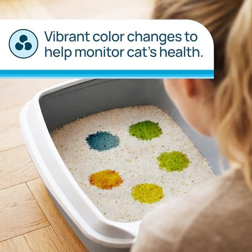 Litter Pearls Health Monitor Cat Litter, Unscented Micro Crystals (6 LB Bag) – Color Changing pH Indicator for Feline Health Tracking, 30-Day Odor Control, Dust Free and 60% Lighter (Pack of 2)