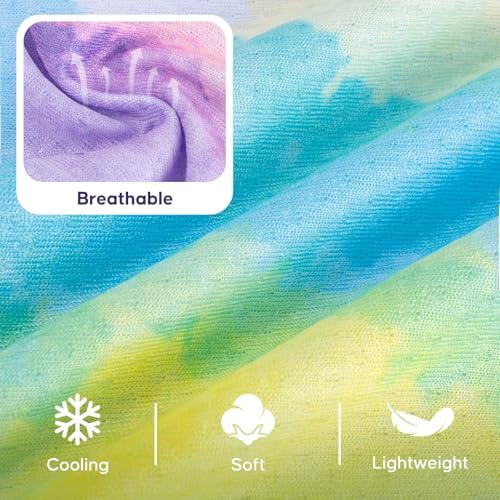 KYEESE 2Pack Dog Shirt for Small Dogs Soft Breathable T-Shirts, Purple+Blue