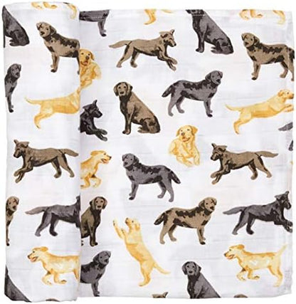 Mud Pie Labrador Retriever Baby Blanket